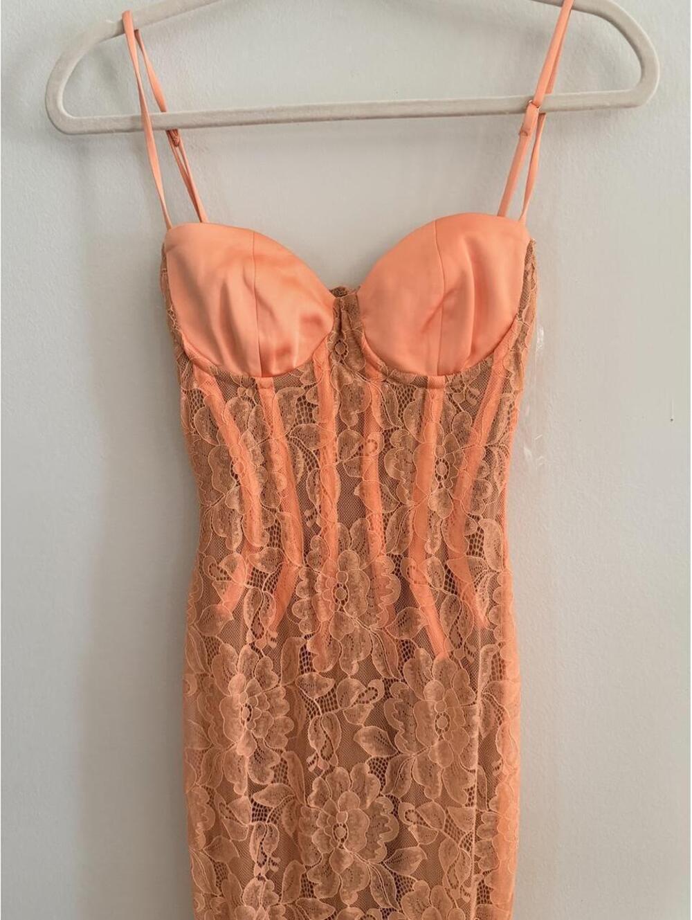 House Of Cb Cordelia Lace-Embroidered Corset Maxi Dress - Picture 4 of 7